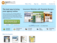 Tablet Screenshot of en.agentquote.com